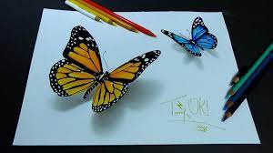 Download 3d Butterfly Sketch Peepsburgh