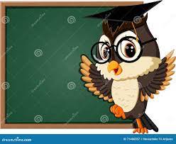 Cute owl teacher stock vector. Illustration of classroom - 71466357