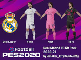 pes 2018 manchester city vs real madrid @ etihad stadium. Efootball Pes 20 Real Madrid Fc 20 21 Kit Set