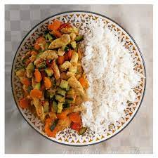 Tempo indicato sulla confezione 100° velocità 2 Pollo Al Curry Con Contorno Di Riso E Verdure Le Ricette Di Anna E Flavia