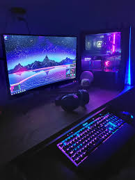 Synthwave Love Gaming Room Setup Video Game Rooms Games Room Inspiration