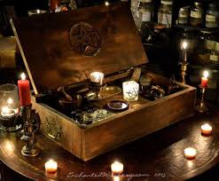 Witches Apothecary Trunk Altar Table Secret Compartment Spell Box Apothecary Chest Spell Casters Trunk Secret Compartment Altar Table Witches Altar