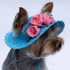 Hat For Dog Sakura Blossoms Crochet Dog Hat Dog Beanie Dog Party Hats Dog Sun Hat Puppy Hat Caps Crochet Dog Clothes Crochet Dog Hat Dog Party Hat