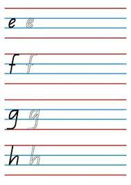 Alphabet Handwriting Worksheet Qld Beginner S Font Handwriting Alphabet Handwriting Worksheets Learn Handwriting