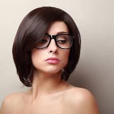 Short bob hairstyles may look equally showy with long or short fringes. Bangs With Glasses Looks To Try For 2020 All Things Hair Us
