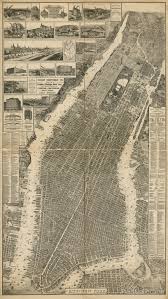 Birds Eye View Of New York City Amazingly Detailed Map Of New York City From 1879 By Galt Hoy Considered A Bird S Eye View It Includes Some Advertis In 2020 New York City Map Photo