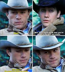Jack Bonding With Ennis Brokeback Mountain Beautiful Film Jake Gyllenhaal Brokeback Mountain