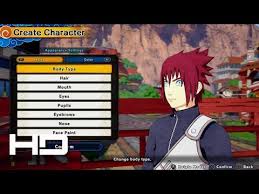 Naruto To Boruto Shinobi Striker Character Creation Closed Beta Gameplay Youtube