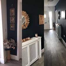 See more ideas about blue hallway, house design, house interior. The Finished Results Navy White Hallway Blue Hallway Hall Decor Navy And White Hallway