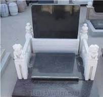 China Black Granite Japanese Style Tombstone Prices ...
