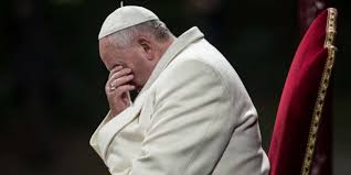Resultado de imagem para papa francisco com raiva