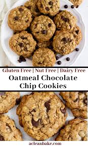 Gluten Free Oatmeal Chocolate Chip Cookies Recipe Gluten Free Oatmeal Chocolate Chip Cookies Oatmeal Chocolate Chip Cookies Delicious Cookie Recipes