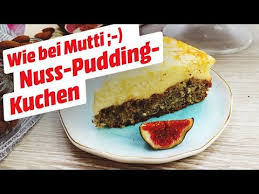 Die Kombination Aus Gemahlenen Haselnussen Und Vanillepudding Bildet Die Grundlage Fur Diesen Leckeren Saftigen Nussk Lebensmittel Essen Pudding Kuchen Kuchen