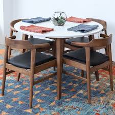 George Oliver Carlsen 5 Piece Solid Wood Dining Set Reviews Wayfair In 2020 Solid Wood Dining Table Wood Dining Table Solid Wood Dining Set