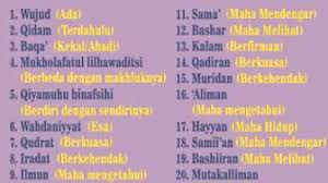 Berikut ini adalah arti 20 sifat wajib dan mustahil bagi allah yang perlu anda ketahui. Sifat Sifat Mustahil Bagi Allah Ada 20 Youtube