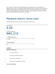 Whether it is for home purchase, home construction, refinance or home equity, maxihome can provide everything you need for your home loan requirements. Maybank Docx Mortgage Loan Refinancing