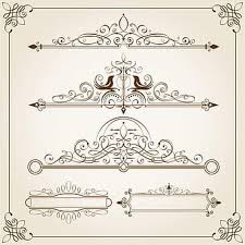 Kali ini kami mencoba membuat. Vintage Calligraphic Frames With Border Vector Eps Uidownload