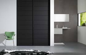 Les Portes De Placard En Verre Laque Definitivement Luxe Tanguy Placard Noir Porte Placard Portes De Placard En Verre