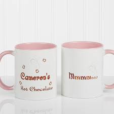 Maybe you would like to learn more about one of these? Personalized Kids Hot Chocolate Mug Mmmm Good Pink Handle Christmas