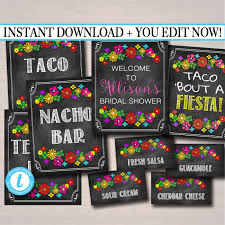 This was nacho average graduation party… both my sister and i were celebrating graduations this year 😉 i just graduated college from. Fiesta Theme Party Signs Tidylady Printables