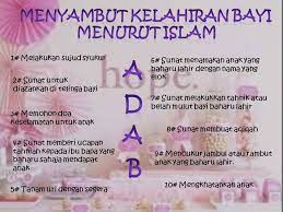 Berikut ini contoh ucapan syukur kelahiran anak islam. Kelab Info Ibu Mengandung Berpantang Malaysia Nak Sambut Org Baru Ada Adab Adab Dia Tau Mommydaddy Keriangan Sebagai Ibu Bapa Apatah Lagi Beragama Islam Ketika Menerima Kelahiran Anak Patut Diiringi Dengan