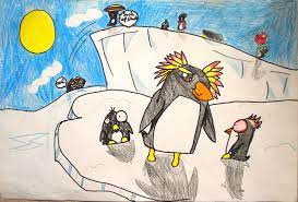 Rockhopper Penguins - Christian Art Lessons