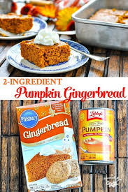 2 Ingredient Pumpkin Gingerbread Pumpkin Gingerbread Pumpkin Recipes Dessert Canned Pumpkin Recipes
