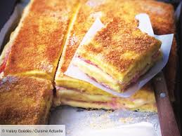 Recette Croque Monsieur De Polenta Jambon Fromage D Eric Frechon Ingredients 4 Personnes 75 Recette Croque Monsieur Recette Croquant Recettes De Cuisine