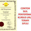 Sijil penyertaan dalam bahasa inggeris. 1