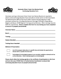 Children in the legal custody of the department of social services (dss) are placed in a licensed foster home or group care facility that can best meet their needs while. Fillable Online Courts Ky Volunteers Serving On Kentucky Citizen Foster Care Review Boards Are Required To Courts Ky Fax Email Print Pdffiller