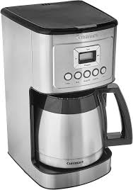 Shop cuisinart at the amazon coffee, tea, & espresso store. Amazon Com Cuisinart Stainless Steel Thermal Coffeemaker 12 Cup Carafe Silver Kitchen Dining