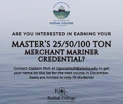 Contact Captain Rich at rjgonzalez5@alaska.edu to get your name