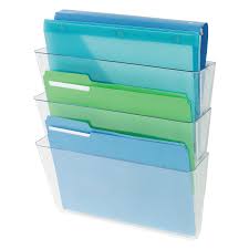 Maybe you would like to learn more about one of these? Files Supplies Home Office Paper File Pocket Acrylic Wall Mount Organizer Storage Shelf Business Industrial