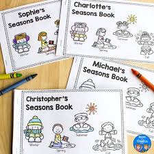 2 robot emergent reader books robot theme printable book for kids emergent reader for kids robot easy sight word book for your kids to start reading. Seasons Emergent Readers You Can Personalize Free Printable