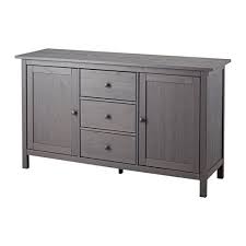 Could We Do Something Like This And Just Not Install The Doors So It S Shelves On Either Side Hemnes Ikea Sideboard Black Sideboard