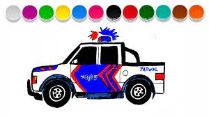 Polisi merupakan salah satu profesi yang cukup populer untuk di masyarakat indonesia. Menggambar Dan Mewarnai Mobil Polisi Indonesia Untuk Anak Toy Car Toys