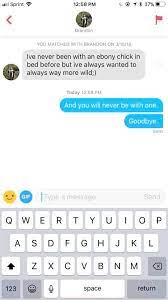 When responding to online dating messages, it's important to be clear about what you mean and to think about how your message will be received before sending them. Going On Dating Apps As A Black Woman Can Feel Like Searching For The Bare Minimum Hellogiggles