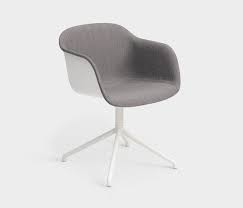 Fiber Armchair Swivel Base Front Upholstered By Muuto Visitors Chairs Side Chairs Muuto Furniture Interior Furniture Contemporary Furniture