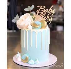 24 Ideas Baby Shower Boy Cake Buttercream Gender Reveal Baby Shower Cakes For Boys Baby Shower Cakes Baby Shower Drip Cake