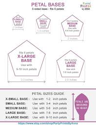 Petal template printable can offer you many choices to save money thanks to 18 active results. 40 Pdf Paper Flower Templates 40 Printable Pdf Templates Etsy Paper Flower Template Flower Petal Template Paper Flowers