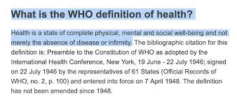 Besides helping with routine expenses, having health insurance removes some of the stress and anxiety that goes with handling a medical emergency. Brian D Earp Ø¹Ù„Ù‰ ØªÙˆÙŠØªØ± That Who Definition Of Health Is Very Broad Not Just Absence Of Disease But Mental Social Wellbeing Included Do Social Religious Benefits Of Having Vulva