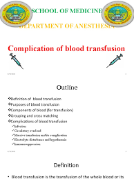 Image result for Transfusion Complication