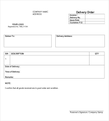 11 Delivery Order Templates Word Excel Pdf Templates Letter Template Word Word Template Excel Templates