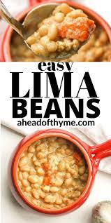 Easy Lima Beans Recipe Lima Bean Recipes Recipes Lima Beans