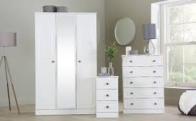 Our bedroom sets include beds in an array of. Pembroke White 3 Piece 3 Door Wardrobe Bedroom Furniture Set Furniture And Choice