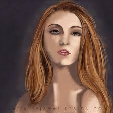 Digital self portrait artwork created