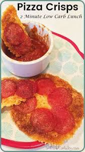 Pizza Crisps Are A Super Quick Ultra Low Carb Meal Or Snack That Is Fast Warm Satisfying And Crunchy Make Them In Low Carb Lunch High Protein Low Carb Food