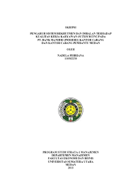 We did not find results for: Analisis Pengaruh Kualitas Pelayanan Terhadap Loyalitas Nasabah Di Pt Bank Mandiri Persero Tbk Kantor Cabang Pembantu Medan Universitas Sumatera Utara