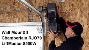 Wall Mount Garage Door Opener Install