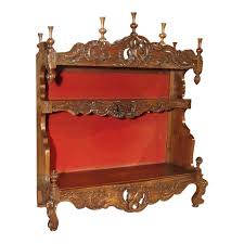 Antique French Walnut Wood Estagnier Plate Rack Chairish Antique oak ornate carved shelf with carved faces on the 2 ends. antique french walnut wood estagnier plate rack